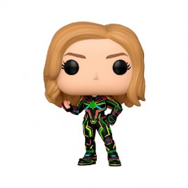 Funko Pop Marvel Cm Captain Marvel W/Neon Suit-JuguetesPanda-Funko