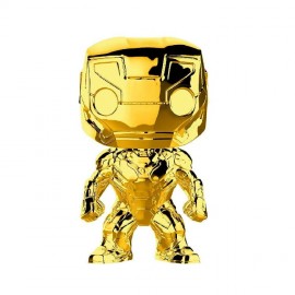 Funko Pop Marvel Ms 10 Iron Man (Chrome)-JuguetesPanda-Funko