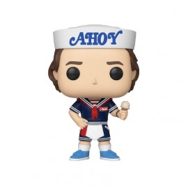 Funko Pop Steve W/Hat And Ice Cream  Stranger Things-JuguetesPanda-Funko